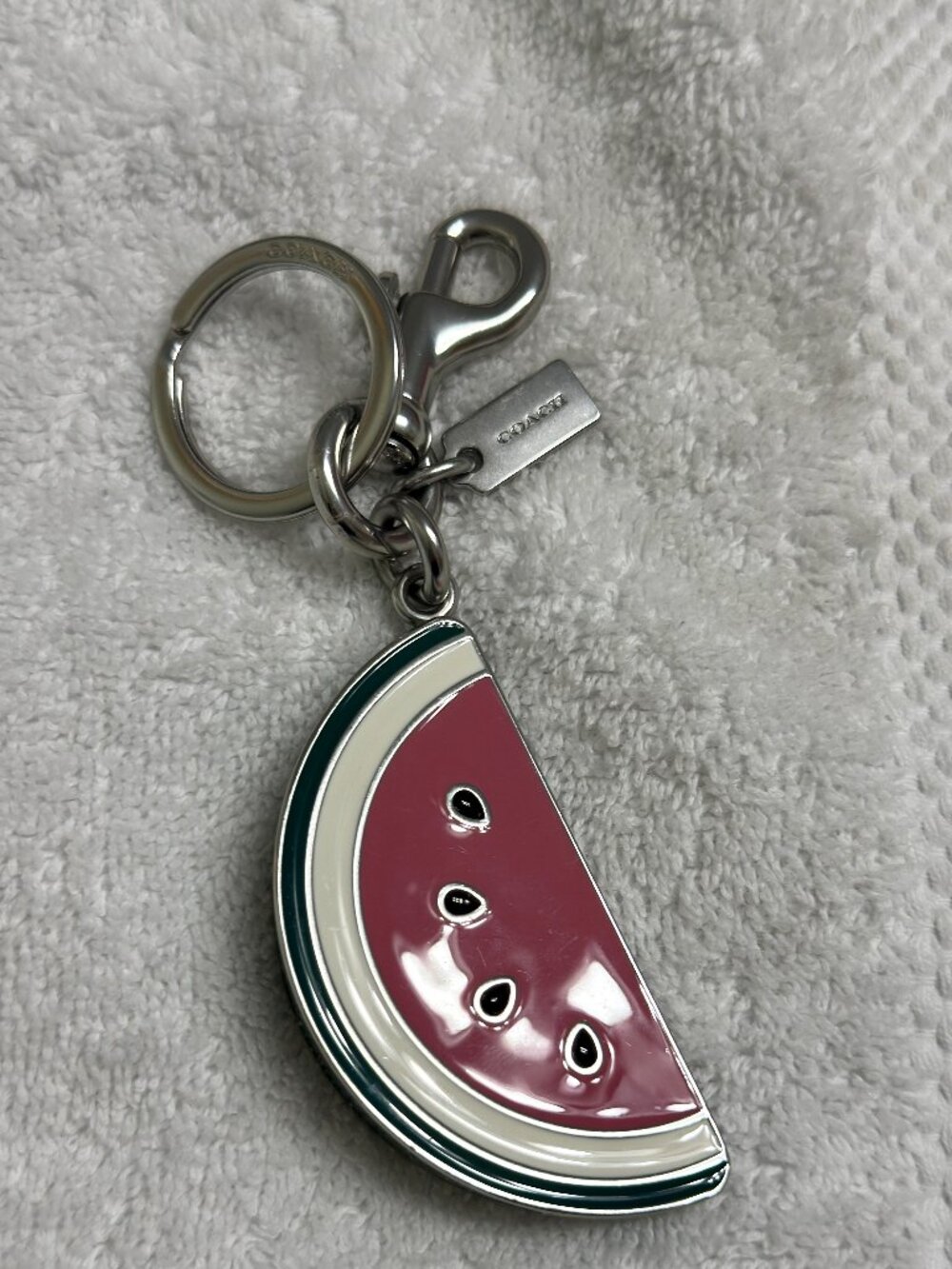 Rare Coach enamel and metal watermelon slice charm.  Fast shipper.